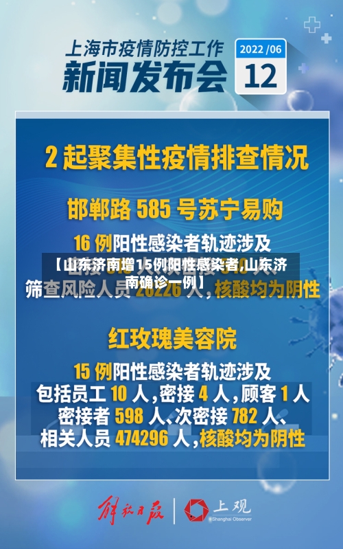 【山东济南增15例阳性感染者,山东济南确诊一例】