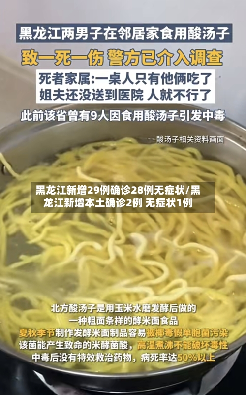黑龙江新增29例确诊28例无症状/黑龙江新增本土确诊2例 无症状1例