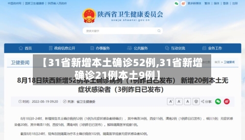 【31省新增本土确诊52例,31省新增确诊21例本土9例】-第2张图片