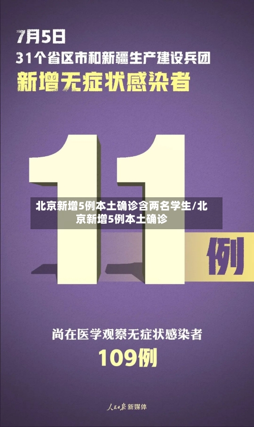 北京新增5例本土确诊含两名学生/北京新增5例本土确诊-第3张图片