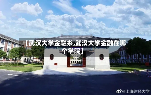 【武汉大学金融糸,武汉大学金融在哪个学院】-第1张图片