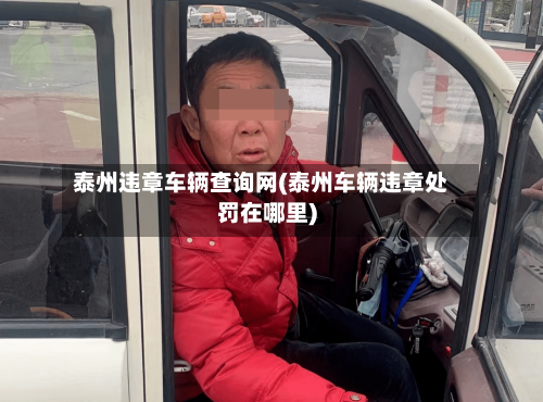 泰州违章车辆查询网(泰州车辆违章处罚在哪里)-第1张图片