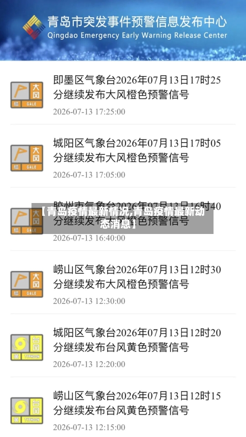 【青岛疫情最新情况,青岛疫情最新动态消息】