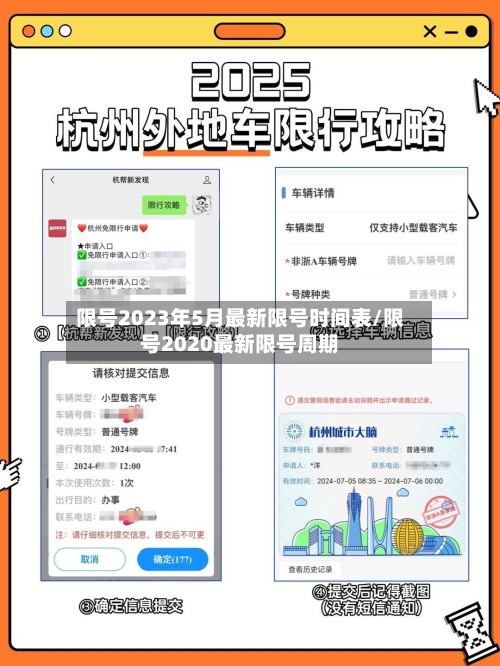 限号2023年5月最新限号时间表/限号2020最新限号周期