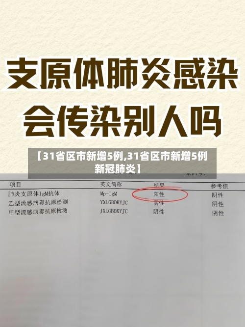 【31省区市新增5例,31省区市新增5例新冠肺炎】-第3张图片