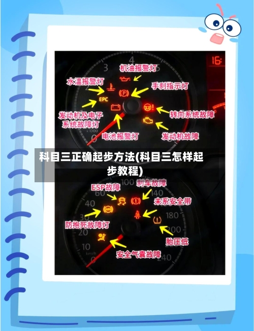 科目三正确起步方法(科目三怎样起步教程)-第1张图片
