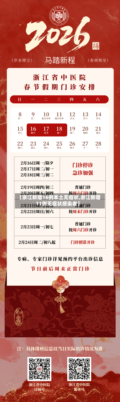 【浙江新增16例本土无症状,浙江新增11例无症状感染者】