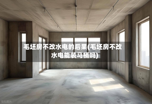 毛坯房不改水电的后果(毛坯房不改水电能装马桶吗)-第1张图片