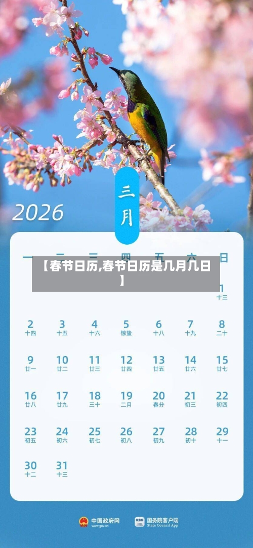 【春节日历,春节日历是几月几日】-第2张图片