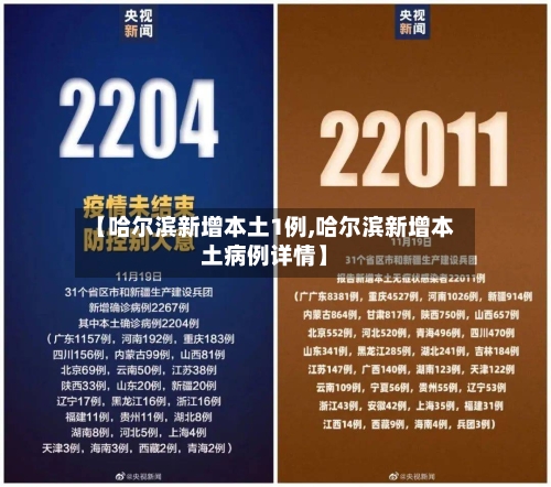【哈尔滨新增本土1例,哈尔滨新增本土病例详情】-第1张图片