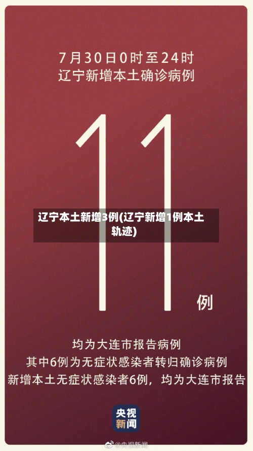 辽宁本土新增3例(辽宁新增1例本土轨迹)-第2张图片