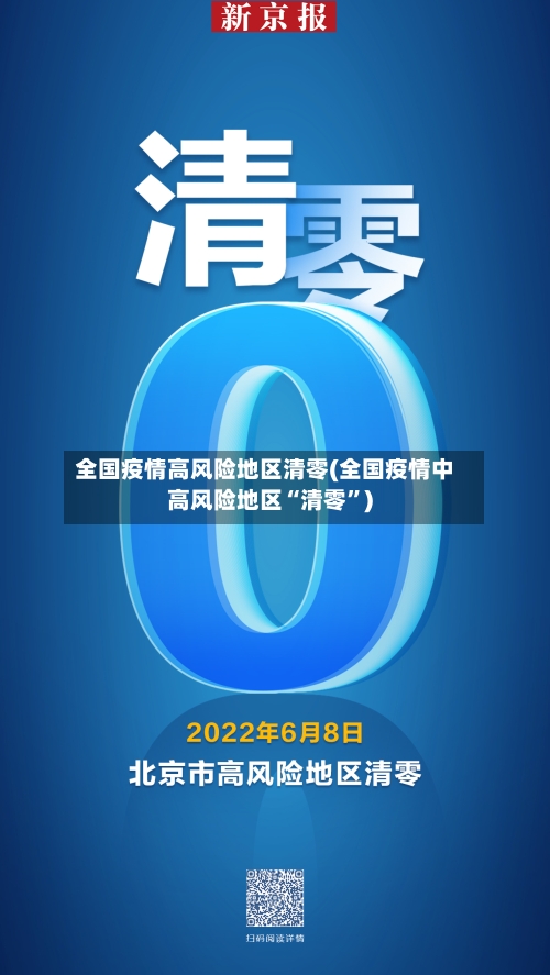 全国疫情高风险地区清零(全国疫情中高风险地区“清零	”)-第1张图片