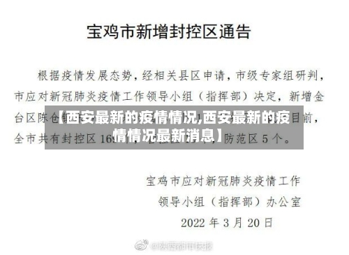 【西安最新的疫情情况,西安最新的疫情情况最新消息】-第2张图片