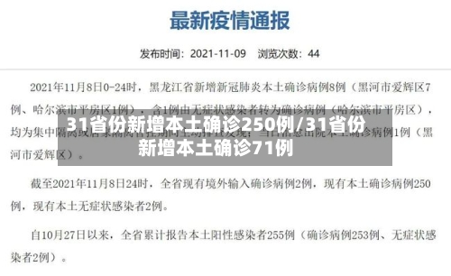 31省份新增本土确诊250例/31省份新增本土确诊71例-第1张图片