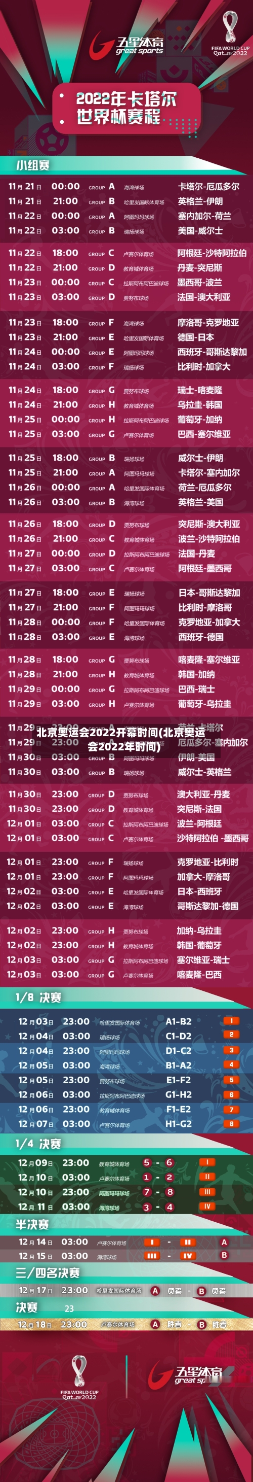 北京奥运会2022开幕时间(北京奥运会2022年时间)-第3张图片