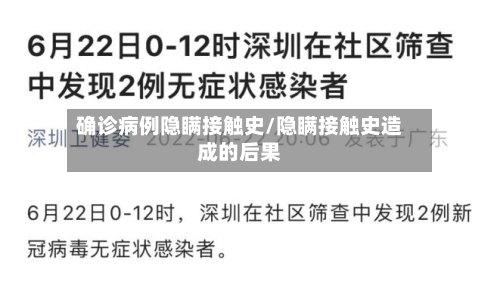 确诊病例隐瞒接触史/隐瞒接触史造成的后果-第2张图片