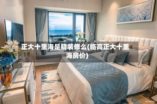 正大十里海是精装修么(临高正大十里海房价)-第1张图片