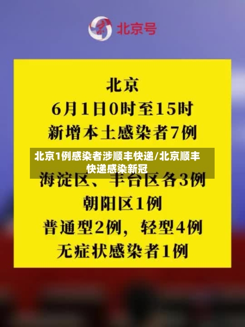 北京1例感染者涉顺丰快递/北京顺丰快递感染新冠-第1张图片
