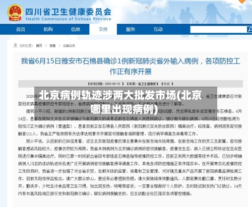 北京病例轨迹涉两大批发市场(北京哪里出现病例)