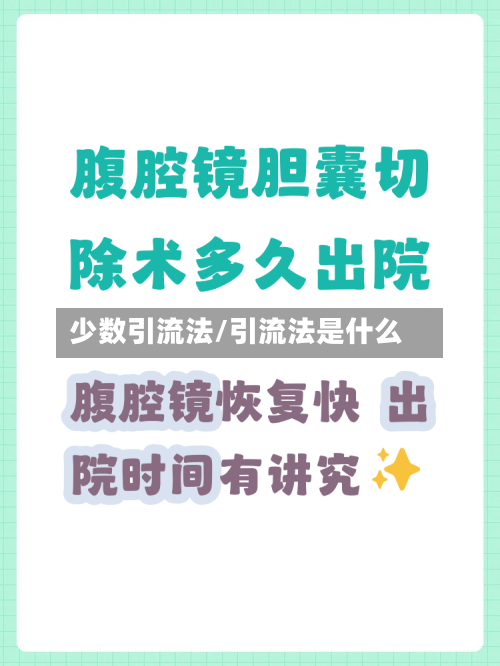 少数引流法/引流法是什么-第1张图片