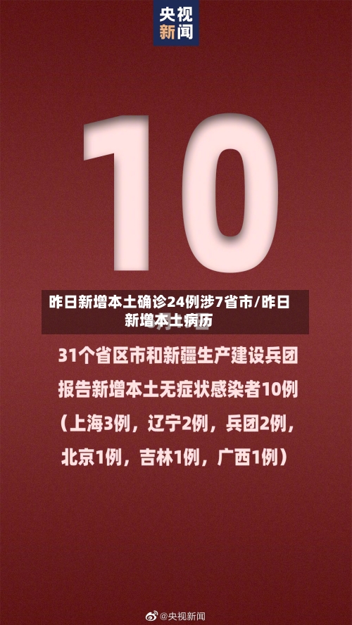 昨日新增本土确诊24例涉7省市/昨日新增本土病历-第3张图片