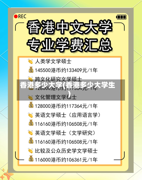 香港多少大学(香港多少大学生)-第1张图片