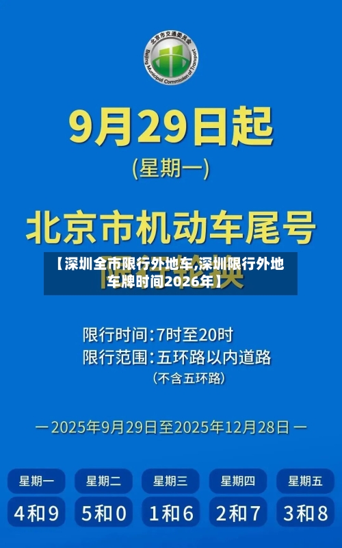 【深圳全市限行外地车,深圳限行外地车牌时间2026年】-第3张图片