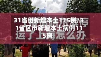 31省份新增本土115例/31省区市新增本土病例115例