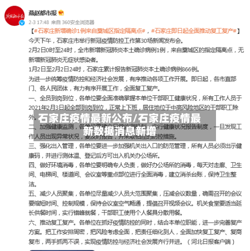 石家庄疫情最新公布/石家庄疫情最新数据消息新增-第3张图片