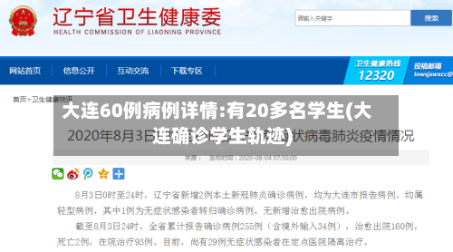 大连60例病例详情:有20多名学生(大连确诊学生轨迹)