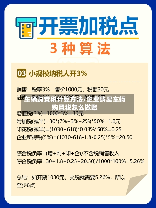 车辆购置税计算方法/企业购买车辆购置税怎么做账-第1张图片