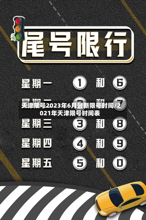 天津限号2023年6月最新限号时间/2021年天津限号时间表