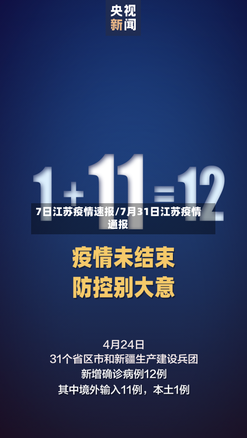 7日江苏疫情速报/7月31日江苏疫情通报-第2张图片