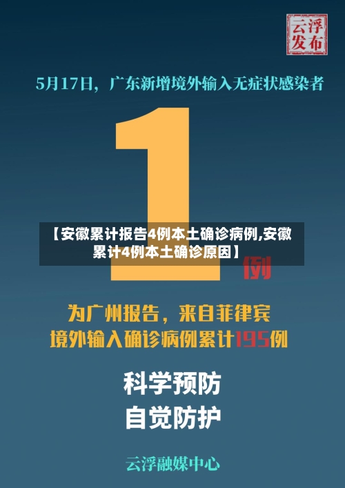 【安徽累计报告4例本土确诊病例,安徽累计4例本土确诊原因】-第2张图片