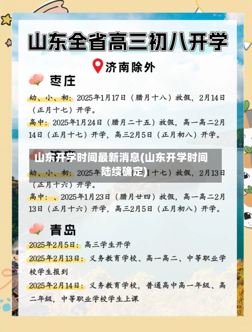 山东开学时间最新消息(山东开学时间陆续确定)-第1张图片
