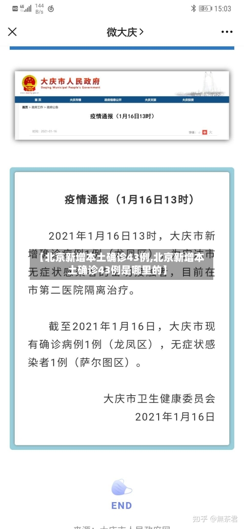 【北京新增本土确诊43例,北京新增本土确诊43例是哪里的】-第1张图片