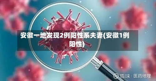 安徽一地发现2例阳性系夫妻(安徽1例阳性)-第1张图片