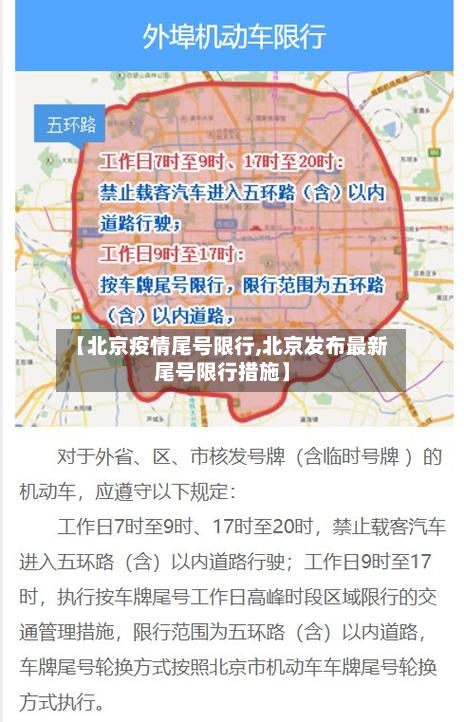 【北京疫情尾号限行,北京发布最新尾号限行措施】-第2张图片
