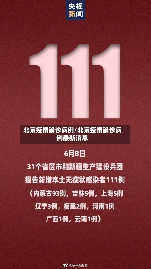 北京疫情确诊病例/北京疫情确诊病例最新消息