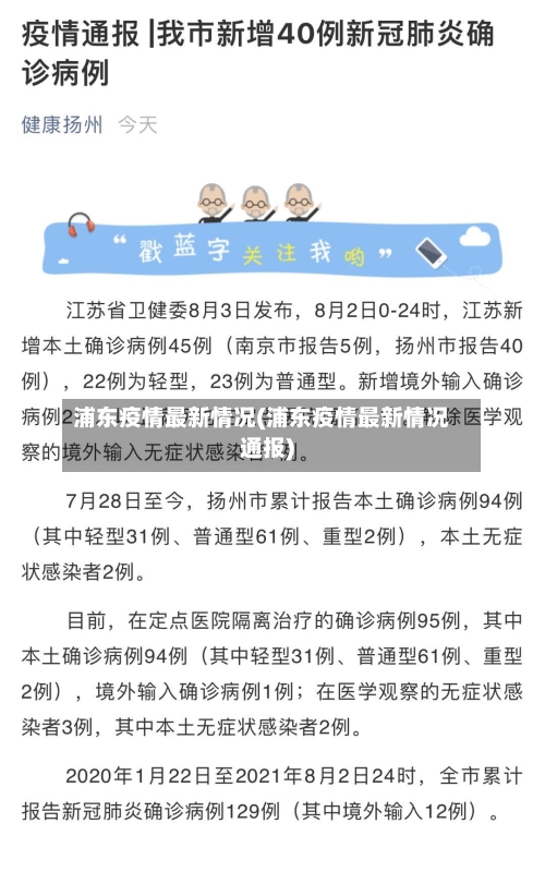 浦东疫情最新情况(浦东疫情最新情况通报)-第1张图片