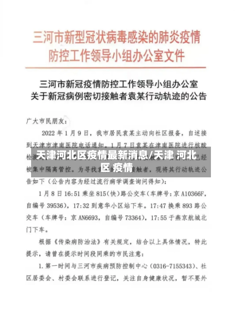 天津河北区疫情最新消息/天津 河北区 疫情-第1张图片