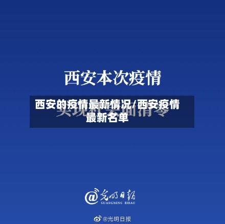 西安的疫情最新情况/西安疫情最新名单