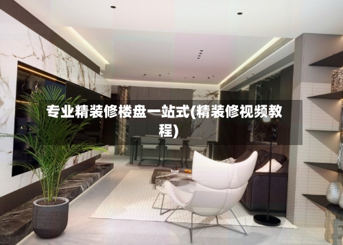 专业精装修楼盘一站式(精装修视频教程)-第1张图片