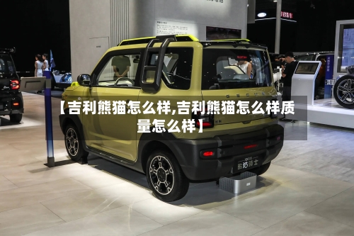 【吉利熊猫怎么样,吉利熊猫怎么样质量怎么样】-第2张图片