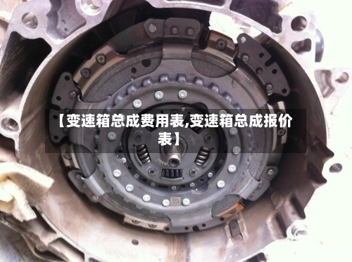 【变速箱总成费用表,变速箱总成报价表】-第1张图片