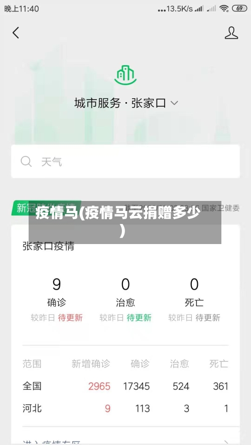 疫情马(疫情马云捐赠多少)-第1张图片