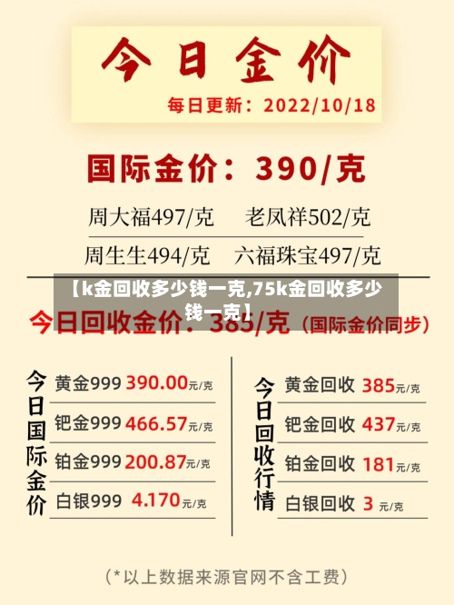 【k金回收多少钱一克,75k金回收多少钱一克】-第1张图片