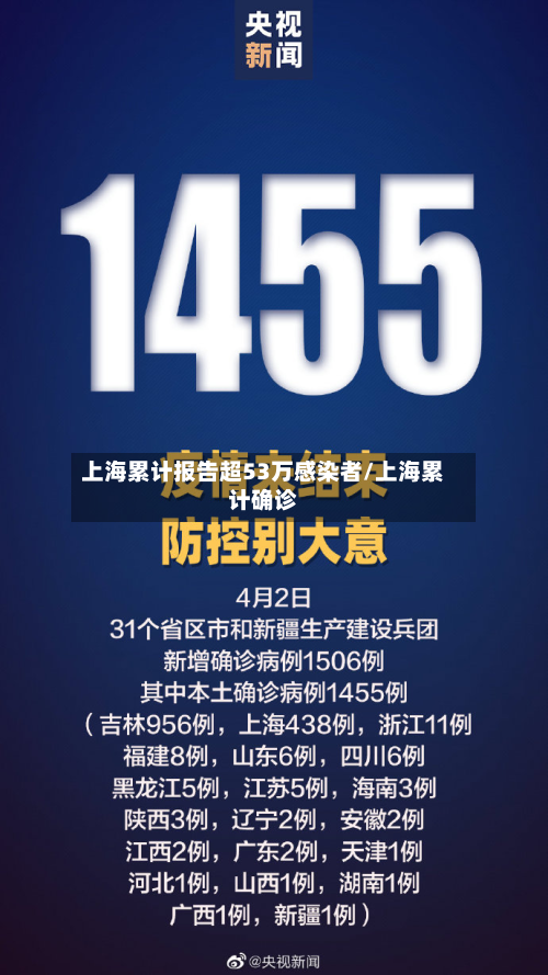 上海累计报告超53万感染者/上海累计确诊-第1张图片