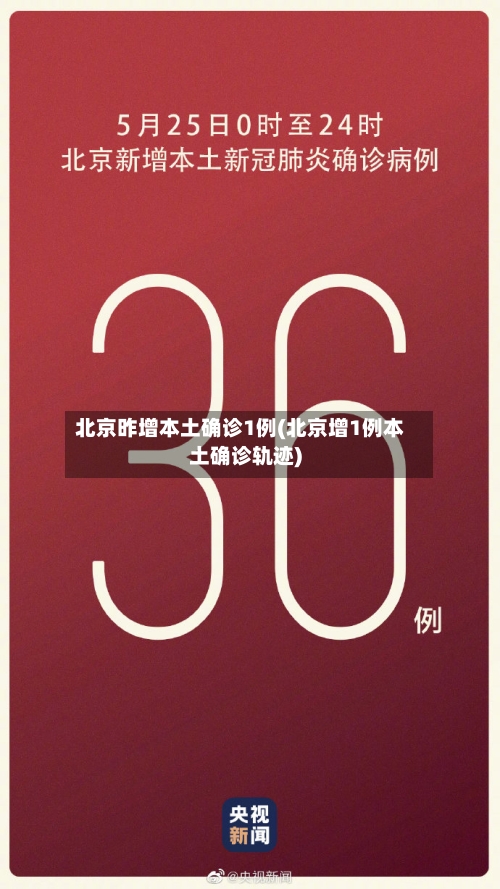 北京昨增本土确诊1例(北京增1例本土确诊轨迹)-第1张图片