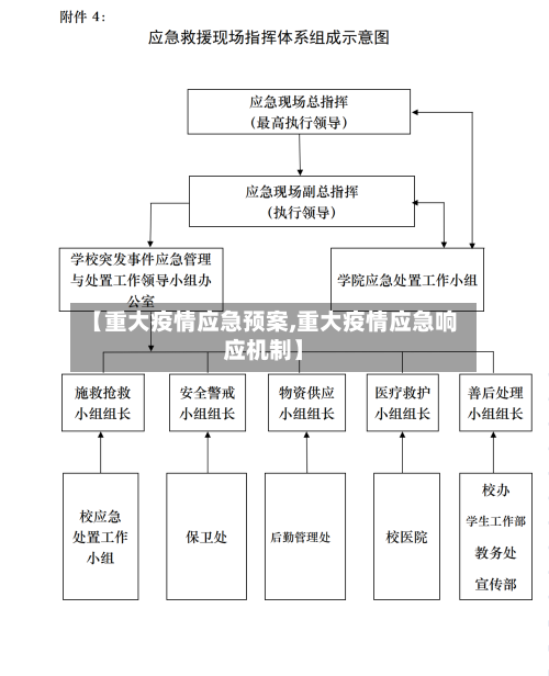【重大疫情应急预案,重大疫情应急响应机制】-第1张图片